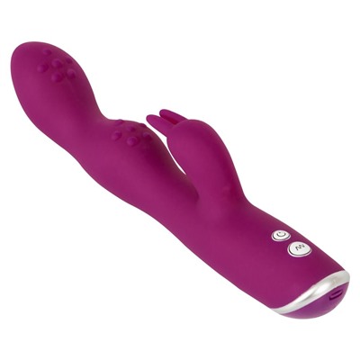 Фиолетовый вибратор A   G-Spot Rabbit Vibrator для стимуляции зон G и A - 23,6 см.