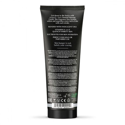 Массажный легкий крем WICKED Stripped plus Bare - 120 мл.