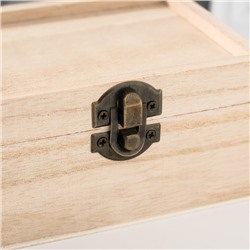 Шкатулка для росписи дерево «Прямоугольная», 6×12×9 см