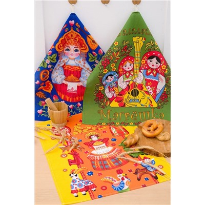 Натали Полотенце Набор кухонных полотенец Матрешки