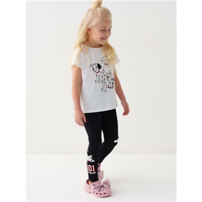 Брюки трикотажные для девочек (легинсы), 2 пары в комплекте