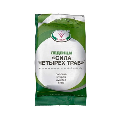 Леденцы Сила четырех трав 50 гр.