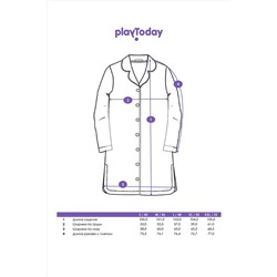 Сорочка ночная PLAYTODAY, 1215689