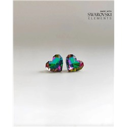 Серьги с кристаллами Swarovski