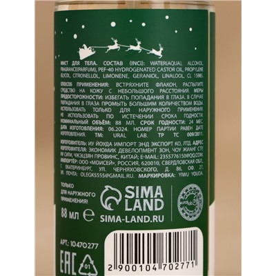 Подарочный набор новогодний «Тёплые объятия»: гель для душа 300 мл и мист для тела 88 мл, URAL LAB