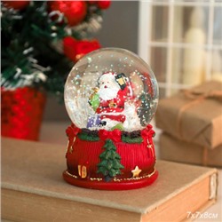 Новогоднее украшение шар 6,5 см / 7089 /уп 8/48/микс 4 вида БЕЗ ВЫБОРА ФОРМЫ