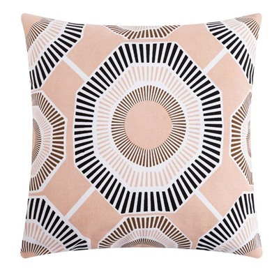 Наволочка декоративная 40×40 см, Circle powdery, 100% хлопок