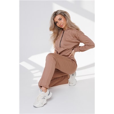 Костюм спортивный без начеса на молнии 43065