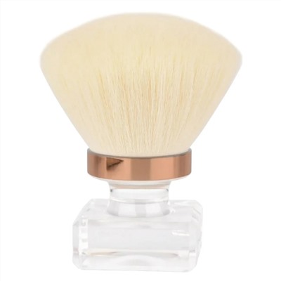 Kristaller Кисть-сметка для удаления маникюрного опила и волос, белый 24490