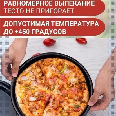 Набор форм для выпечки пиццы 3 предмета: d=29/27/25 см
