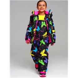 Комплект текстильный с полиуретановым покрытием для девочек: куртка, полукомбинезон