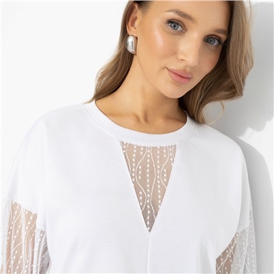 Футболка с длинным рукавом, Нет компромиссам (белая)