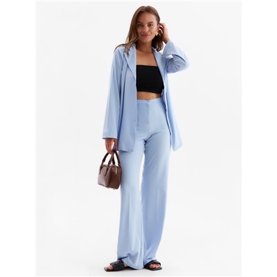 Костюм женский (жакет, брюки) MINAKU: Green trend, размер 46, голубой