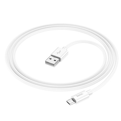 Кабель USB - micro USB Hoco X87 Magic 12W 100см 2,4A  (white)