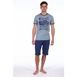 Костюм мужской Франциско голубой распродажа