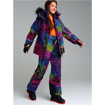 Комплект текстильный с полиуретановым покрытием для девочек: куртка, брюки