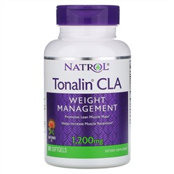 Natrol, Tonalin CLA, конъюгированная линолевая кислота (КЛК), 1200 мг, 60 мягких таблеток