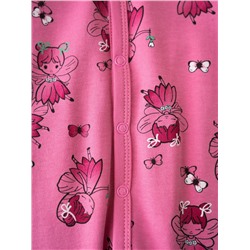 Комбинезон детский трикотажный для девочек, 2 шт в комплекте