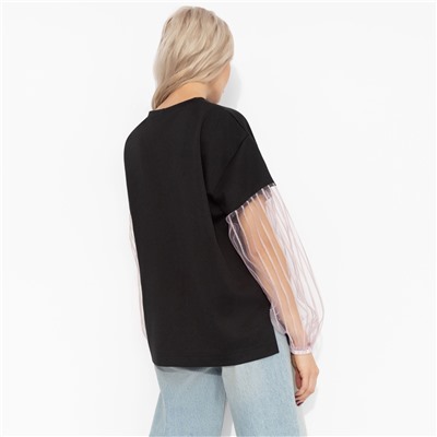 Футболка с декоративными рукавами, Модный бунт (магия)