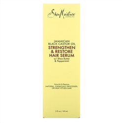 SheaMoisture, Jamaican Black Castor Oil, Strengthen & Restore Hair Serum,  2 fl oz (59 ml)