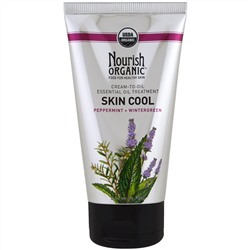 Nourish Organic, Охладитель для кожи, мята перечная+зима, 56 г (2 унции)