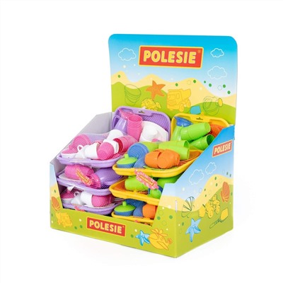 Wader Набор детской посуды "Алиса" с подносом на 4 персоны (дисплей №8) Polesie