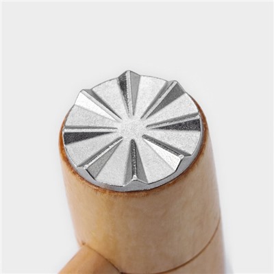 Молоток для мяса Доляна «Русская душа», 26×9.5 см, бежевый