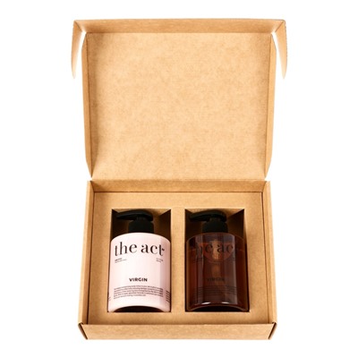 Подарочный набор для тела, молочко и масло для массажа Virgin The Act