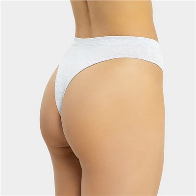 Трусы женские бразилиана, цвет серый, размер 48 (L)