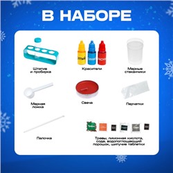 Набор для опытов «Новогодние истории», 10 опытов