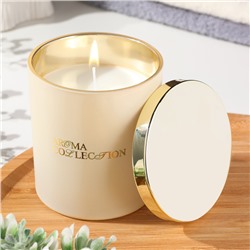Ароматическая свеча в стакане Aroma collection, 260 г, белый мускат, в тубусе, соевый воск