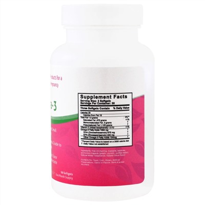 Fairhaven Health, PeaPod, омега-3, 90 капсул
