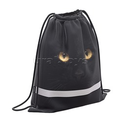 Мешок для обуви с боковым карманом 500х410мм Black Cat
