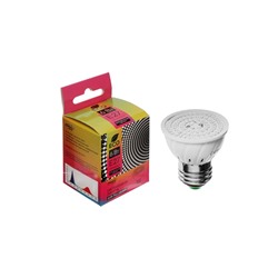 Фитолампа для растений Luazon, светодиодная, E27, 6 Вт, IP44, 220 В, 270°, биколорная