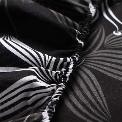 Простыня на резинке 1.5-спальная «Этель. Сумерки», 160×200+25 см, бязь