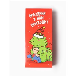 Носки женские новогодние набор 5 пар KAFTAN «Праздник к нам приходит», размер 36-39 (23-25 см)