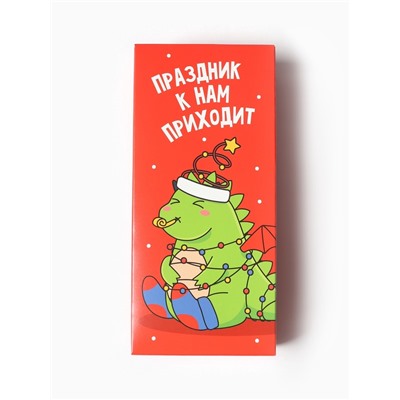 Носки женские новогодние набор 5 пар KAFTAN «Праздник к нам приходит», размер 36-39 (23-25 см)