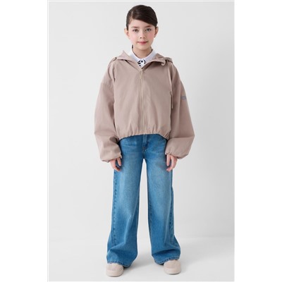 Куртка текстильная с полиуретановым покрытием для девочек (ветровка) PLAYTODAY, 1244408