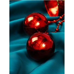 Украшение новогоднее «Зимнее волшебство. Колокольчики», 19×41 см, красное