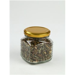 Подарочный набор новогодний «С Новым Годом»: крем-мёд 2 шт.×120 г, варенье 100 мл., чай 3 шт.×25 г