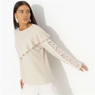 Туника дизайнерская, Вам письмо (beige)