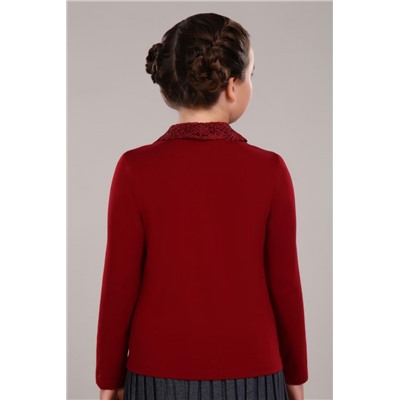 Блузка для девочки Рианна Арт.13180 (Бордовый)