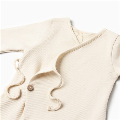 Комбинезон детский MINAKU: Basic Line BABY, рост 86-92, бежевый