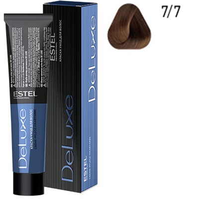 ЭстельDeLuxe Крем-краска для волос 7/7 Русый коричневый 60 мл