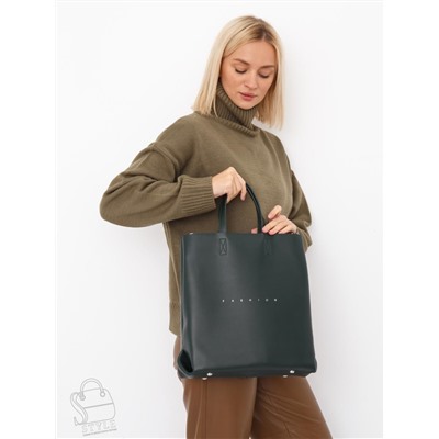 Сумка женская кожаная 1001L green Plina&Eiterou