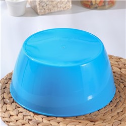 Чаша с крышкой ПластоС, 3 л, пластик, d=23 см, МИКС