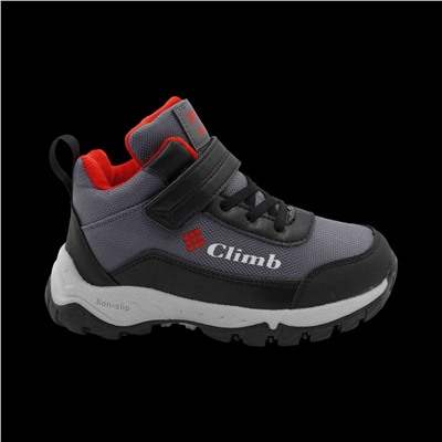 Ботинки мембранные на меху А8866-5 серые