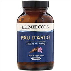 Dr. Mercola, кора муравьиного дерева, 1000 мг, 120 капсул
