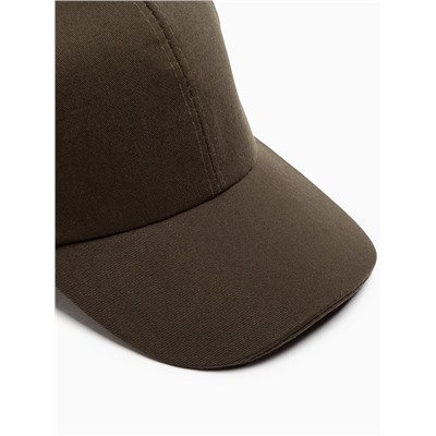 Бейсболка мужская однотонная MINAKU, размер 58, зелёная