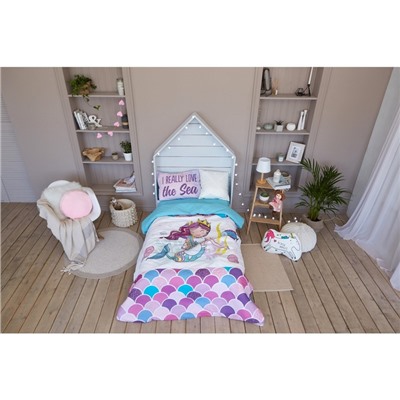 Постельное бельё 1.5-спальное «Этель» Really mermaid, бязь